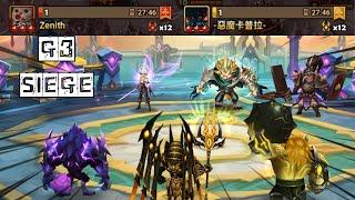 G3 SIEGE : Zenith / -惡魔卡普拉- - MULTIPLE COUNTERS to Dark Ciri Chilling/Eshir Truffle - Summoners War