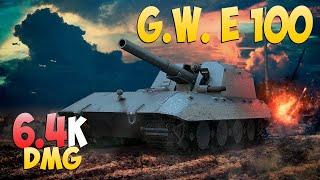 G.W. E 100 - 3 Kills 6.4K DMG - Eye of Heaven! - World Of Tanks