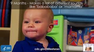 Language Communication Developmental Milestones CDC