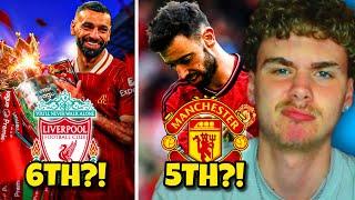 Reacting To My TERRIBLE Premier League Predictions (2024/25 Season)