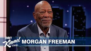 Morgan Freeman on Old White Men Presidents, Shawshank’s 30th Anniversary & He Narrates a Funny Video