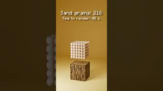 Sand grains: 8 vs 250,000 Simulation ⌛️
