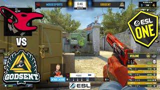 Mousesports vs GODSENT - ESL One MAJOR: Road to Rio - BEST MOMENTS | CSGO