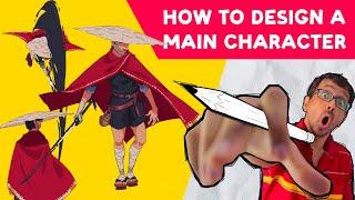 HOW TO DESIGN A CHARACTER in 5 EASY STEPS | CHARACTER DESIGN 101 - PART 1 - MAIN CHARACTER