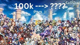 [v5.0] Genshin Impact - All my Characters that can do 100k+ (Part 2!)