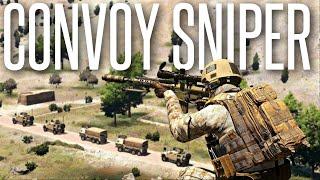 ARMED CONVOY SNIPER! - ArmA 3 Milsim Operation