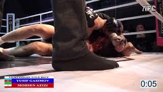 70.3 KG - YUSIF GASIMOV (XAMIS FC) vs MOHSEN AZIZI (IRAN ALI TEAM)  AFC 6
