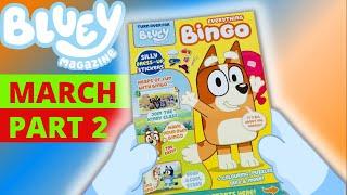  BLUEY Magazine - March 2022 Issue Part 2 ‼️  | Bluey Books & Crafts | Disney Jr | ABC Kids