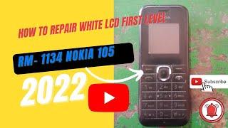 NOKIA 105(RM-1134)WHITE DISPLAY.