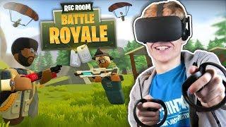 BATTLE ROYALE IN VIRTUAL REALITY! | Rec Room: Fortnite VR (Oculus Rift + Touch Gameplay)