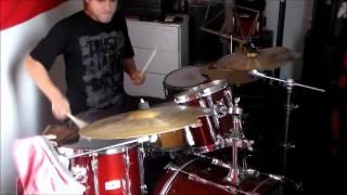 Mape Bossio practicando, drum practicing, love drumming, practice with passion