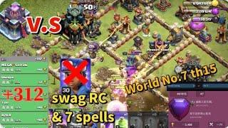 th15 v.s th17 +312 in Legend League  (Jan Day 9)(coc superwitch attack)