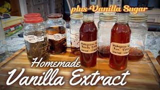 Super Easy HOMEMADE Vanilla Extract and Sugar- Save Money and Better Quality