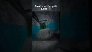 Trash monster gets juked ️️ #gorillatagfun #bigscary #gorillatag #gtag #vr #JZVR #gorillatagjuke