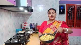 Chinese chowmin recipe in saree vlog  #Happy family with bulti