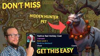 DON'T MISS! New Hunter Reindeer Pet 11.0.7 World of Warcraft The War Within