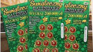 ⭐️ŚWIĄTECZNY KALENDARZpremiera zdrapki lotto