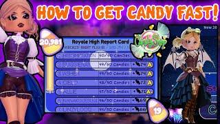 EASY How To Get Candy Fast In The New Halloween Update Royale High