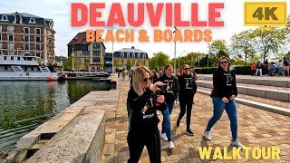 DEAUVILLE Normandy Tour, Beach Boardwalk and Marina in June 2023