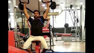 Shoulder workout masterpiece Gym,Actor Shreekant Gaikwad