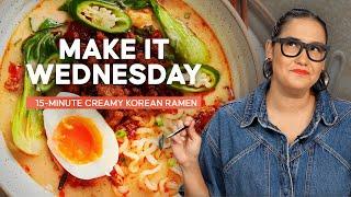 The 15-minute Homemade Ramen You'll Never Get Sick Of | Creamy Korean Ramen | Marion's Kitchen