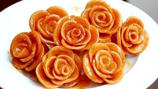 মাত্র দুটি উপকরন দিয়ে গোলাপ ফুল পিঠা | Golapful Pitha | Rose Pitha | Pitha Recipe