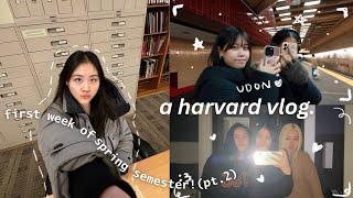 harvard vlog | a freshman’s first week of spring semester 하버드 브이로그