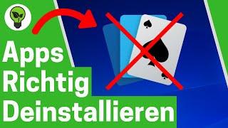 Windows 10 Apps Deinstallieren  ULTIMATIVE ANLEITUNG: Wie Programme Löschen & Spiele Entfernen???