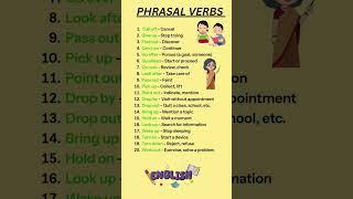 PHRASAL VERBS #english #grammar #viralshort #shorts #knowledge #education #treading#youtube#ytshots