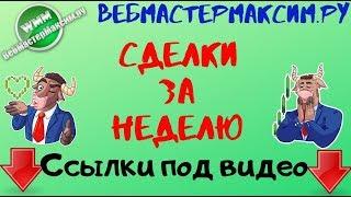 Мои торговые сделки за неделю. Что подарила прошлая неделя!