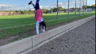 Girl Falls And Faceplants While Doing Handstand - 1077572