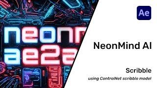 Create amazing artworks using NeonMind AI for AfterEffects and Scribble mode.