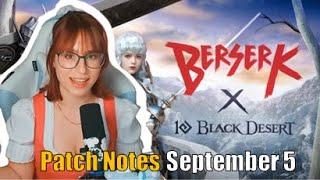 BERSERK LIMITED EVENT + NEW ADV EVENT | Black desert online Patch Notes