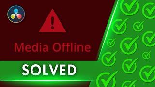 How to Fix MEDIA OFFLINE DaVinci Resolve 18