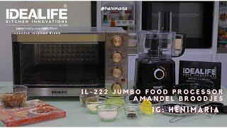 Amandel Broodjes (IDEALIFE Jumbo Food Processor IL-222)