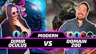 Dimir Oculus vs Domain Zoo [Paper Modern MtG Gameplay] 2024