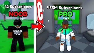 I Became MORE FAMOUS Than MrBeast In Roblox Youtuber tycoon!