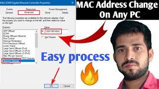 how to change mac address on windows 7 / 8/10 | mac address change