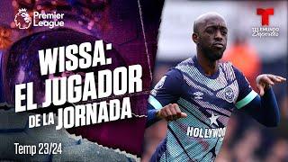 Yoane Wissa es el Jugador de la Jornada 34 de la Premier | Premier League | Telemundo Deportes