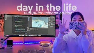 DAY IN MY LIFE  | study + coding vlog, library, set-up upgrades, gaming