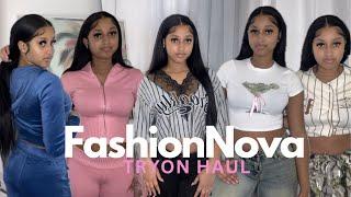 HUGE @FashionNova Winter TryOn Haul + Outfit ideas | Jeans, Tracksuits, Cargos Etc