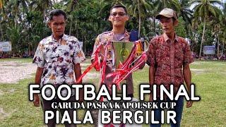 FOOTBALL FINAL PELETAKAN TROPHY  PIALA BERGILIR GARUDA PASKA KAPOLSEK CUP 2024