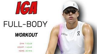 Iga Swiatek Full Body Tennis Training Plan - Best Tennis Exercise Program - 2024