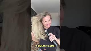 Escova secadora de cabelo elétrica Rotativa #escovasecadora