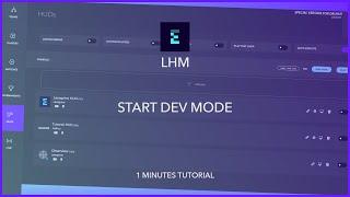 LHM - Set hud in dev mode