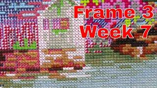 European Town Frame 3 Week #7 #crossstitch #europeantown