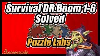 Puzzle Labs Dr Boom Survival Challenges 1-6 Solved!