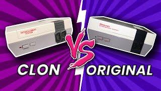 NES Original vs CLON - Comparando CONSOLA RETRO | elrafias