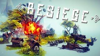 Besiege - Как играть? (Джип, кран, катапульта)