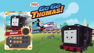 Thomas & Friends: Go Go Thomas - Devious" Diesel is a black diesel engine Evolved to Gold Engine!